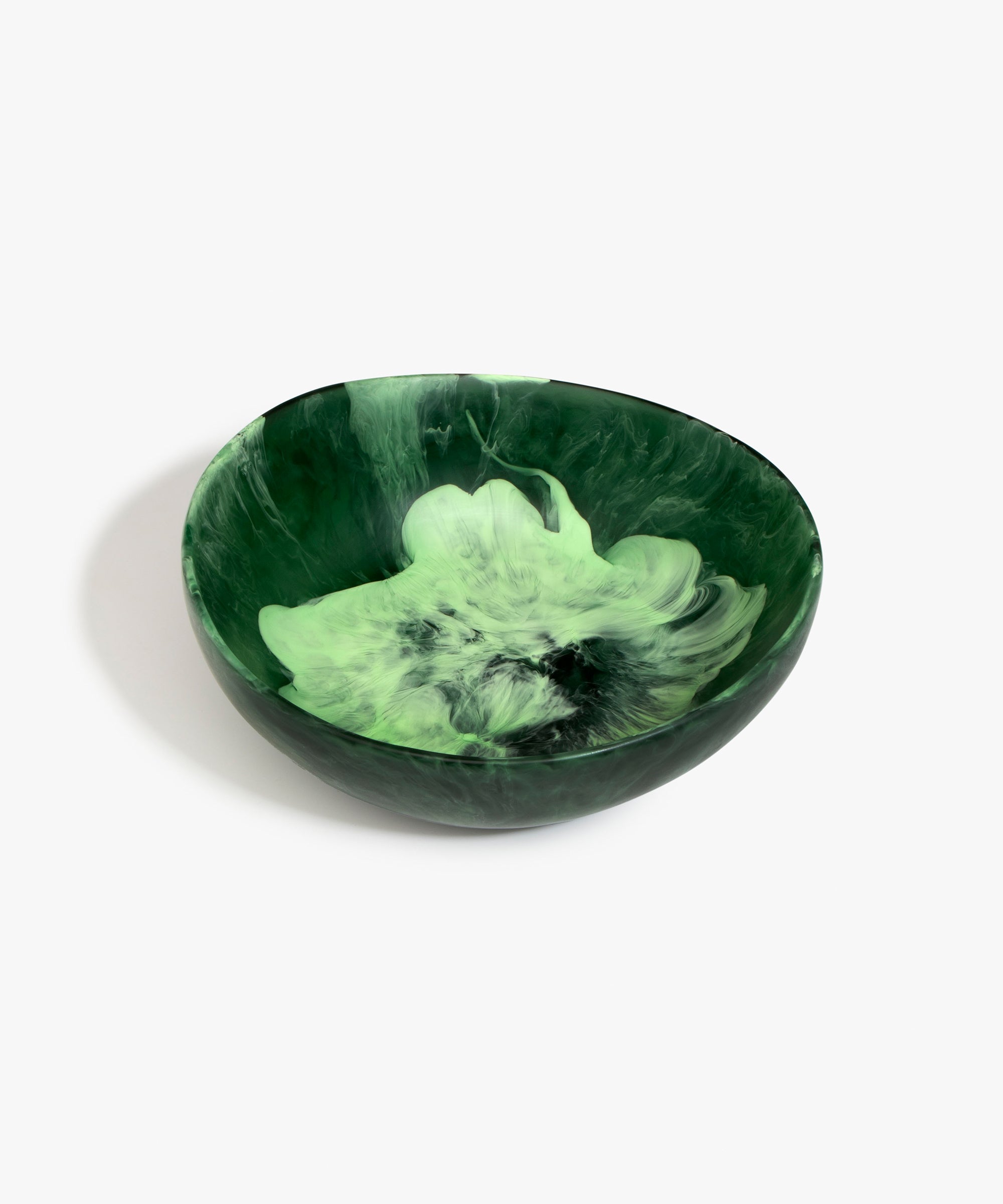 Dinosaur Designs Wishbone Bangle in Leaf Colour resin with Wide Fit...