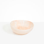 Dinosaur Designs Flow Salad Bowl in Rose Swirl Colour resin