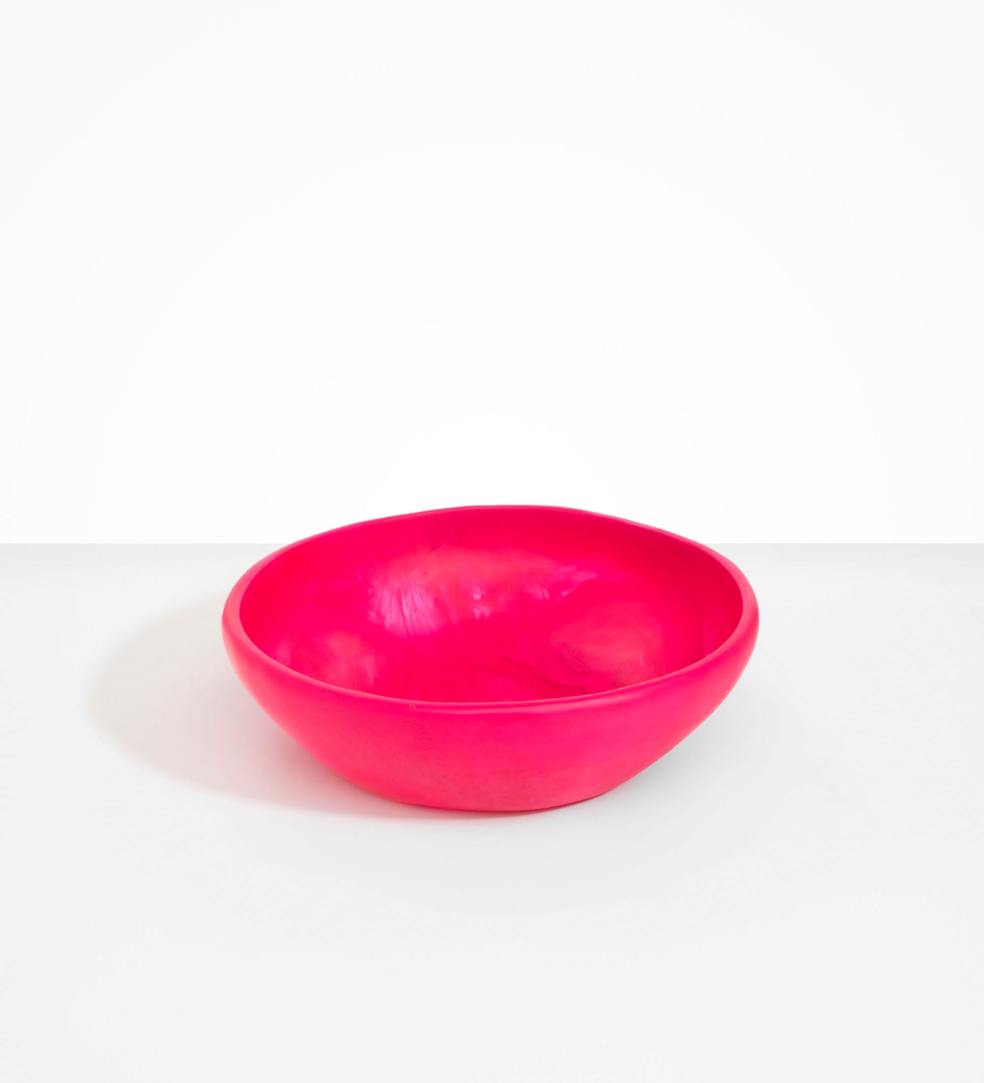 Dinosaur Designs Large Salad Bowl Bowls in Flamingo Colour resin