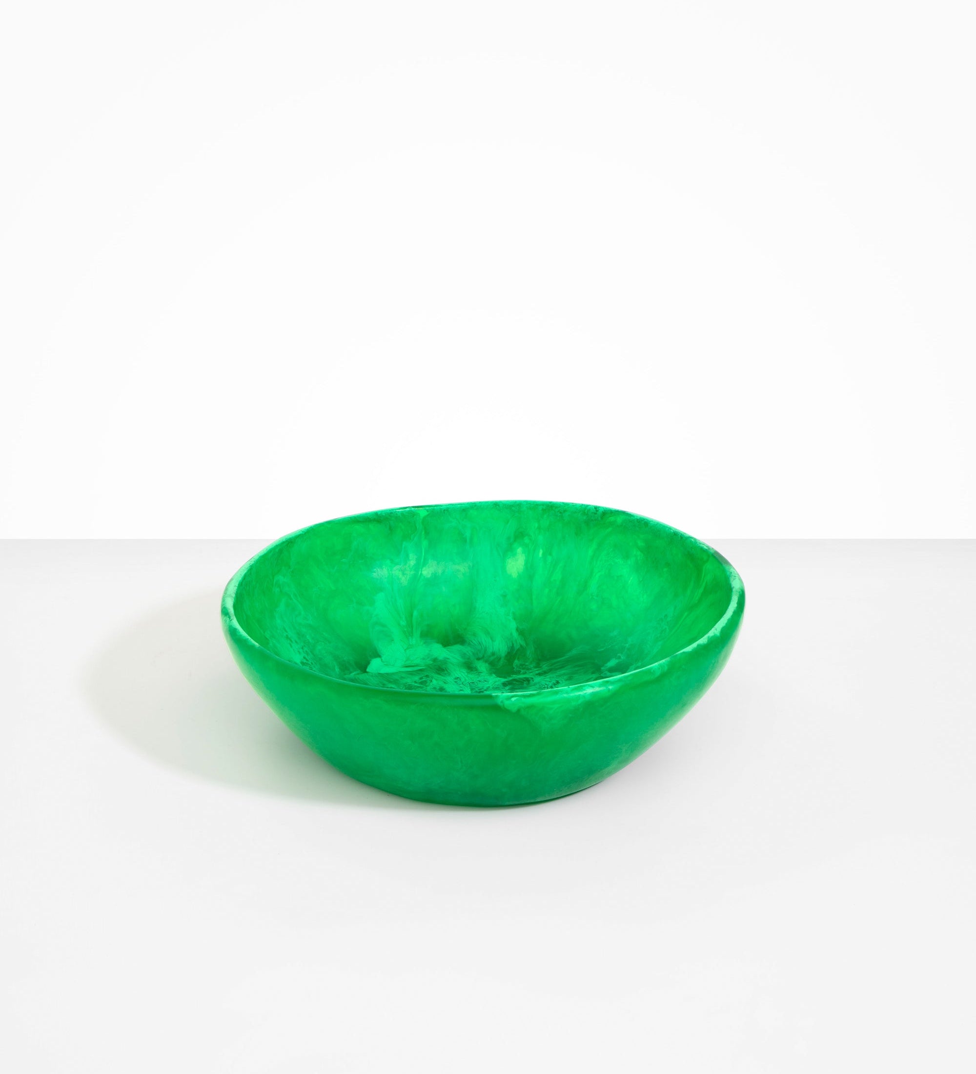 Dinosaur Designs Large Salad Bowl Bowls in Leaf Colour resin