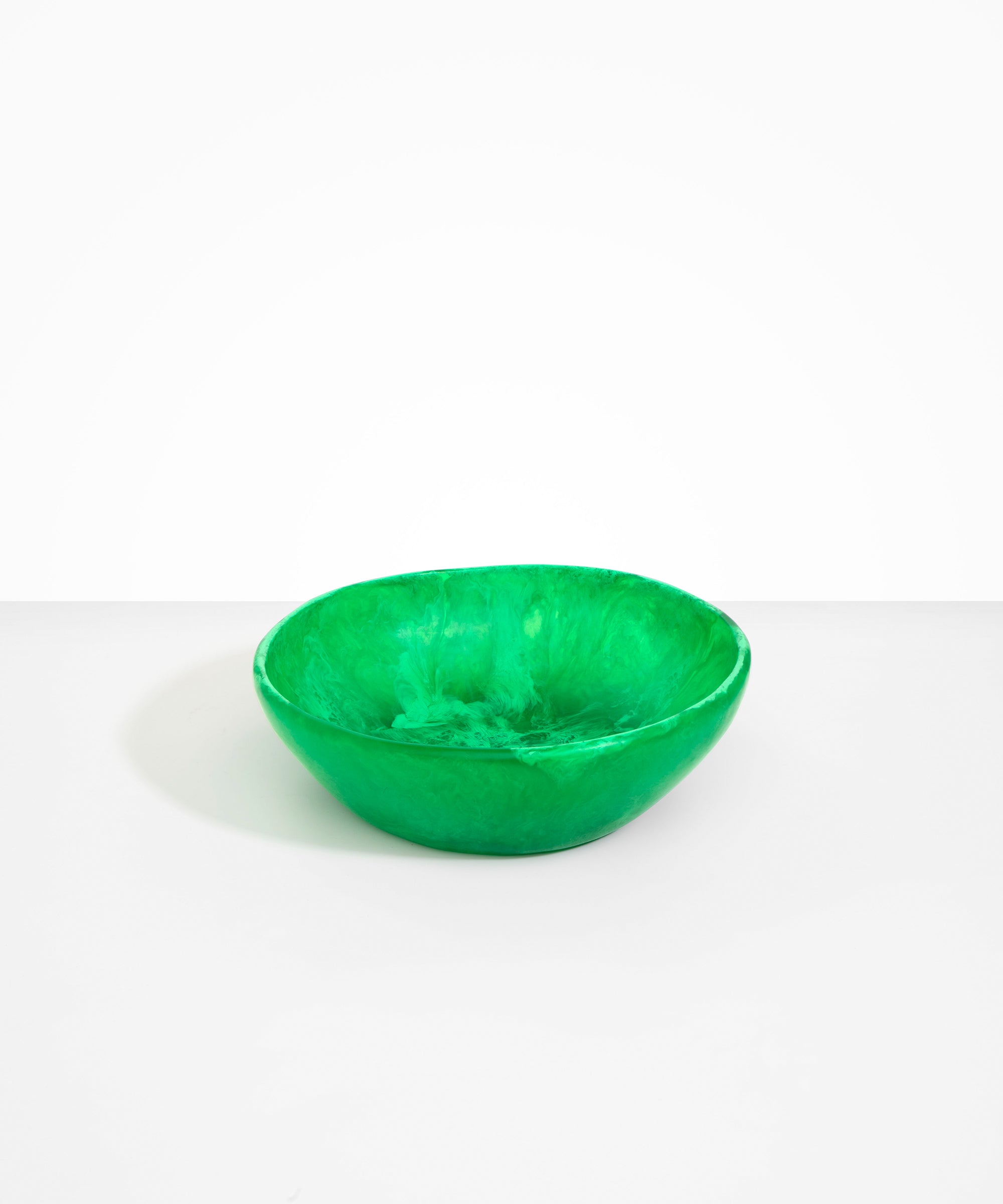 Dinosaur Designs Large Salad Bowl in Leaf Colour resin