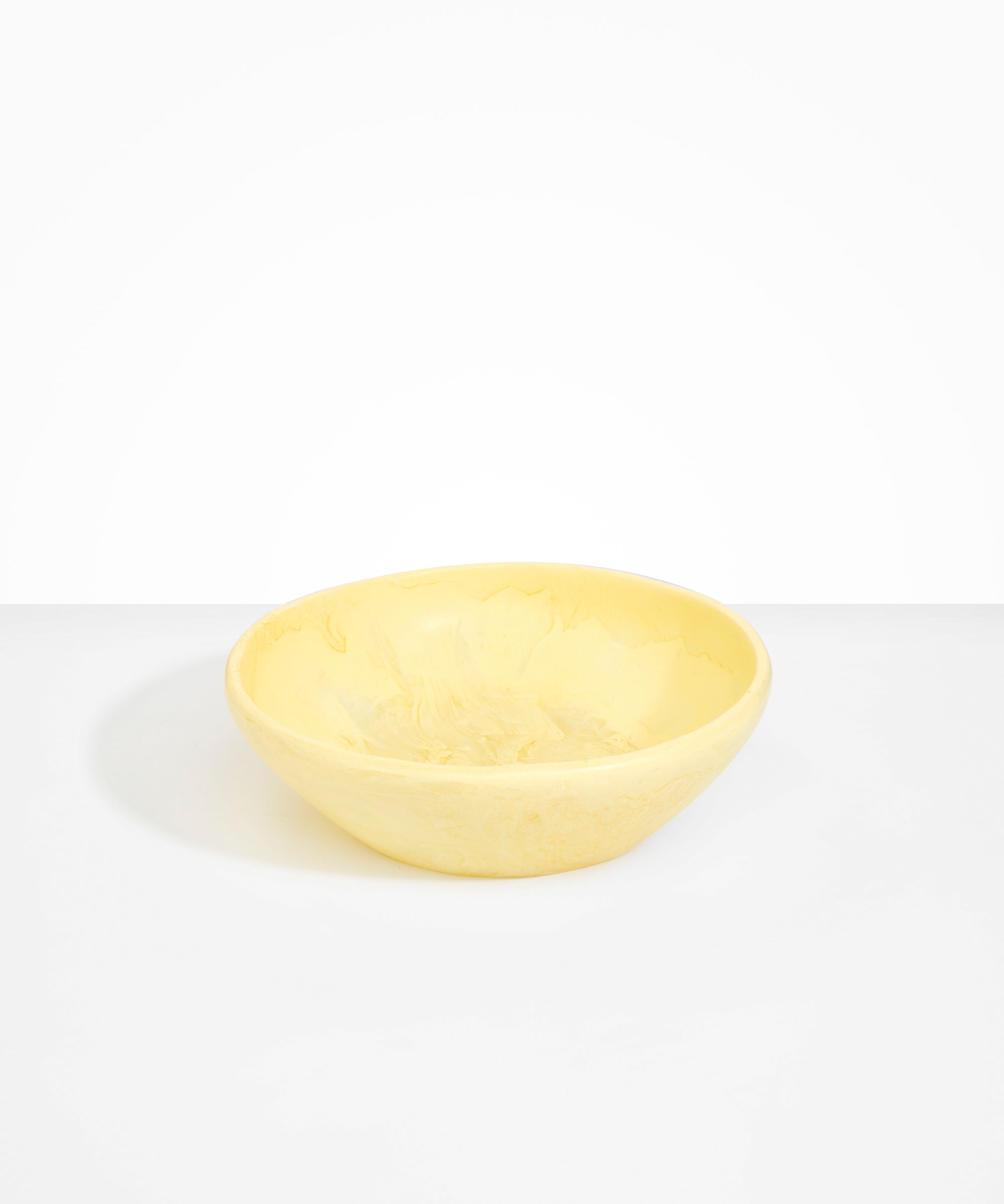 Dinosaur Designs Large Salad Bowl Bowls in Lemon color resin