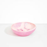 Dinosaur Designs Large Salad Bowl Bowls in Shell Pink color resin