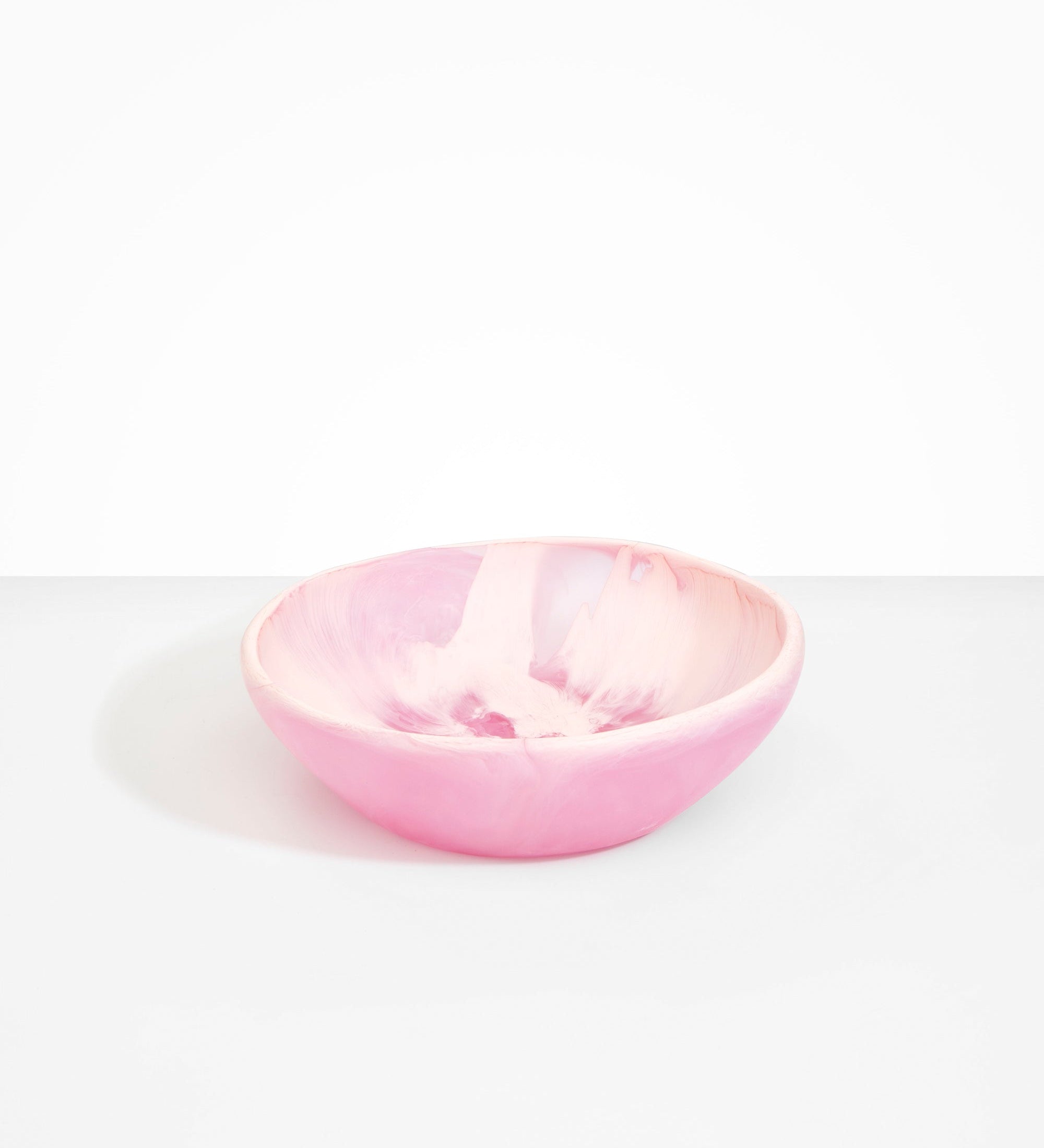 Dinosaur Designs Large Salad Bowl Bowls in Shell Pink Colour resin
