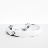 Dinosaur Designs Large Rock Bowl Bowls in White Marble Colour resin