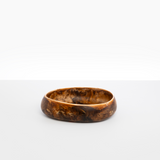 Dinosaur Designs Medium Rock Bowl in Dark Horn Colour resin.