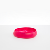 Dinosaur Designs Medium Rock Bowl in Flamingo Colour resin.