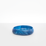 Dinosaur Designs Medium Rock Bowl in Sky Colour resin.