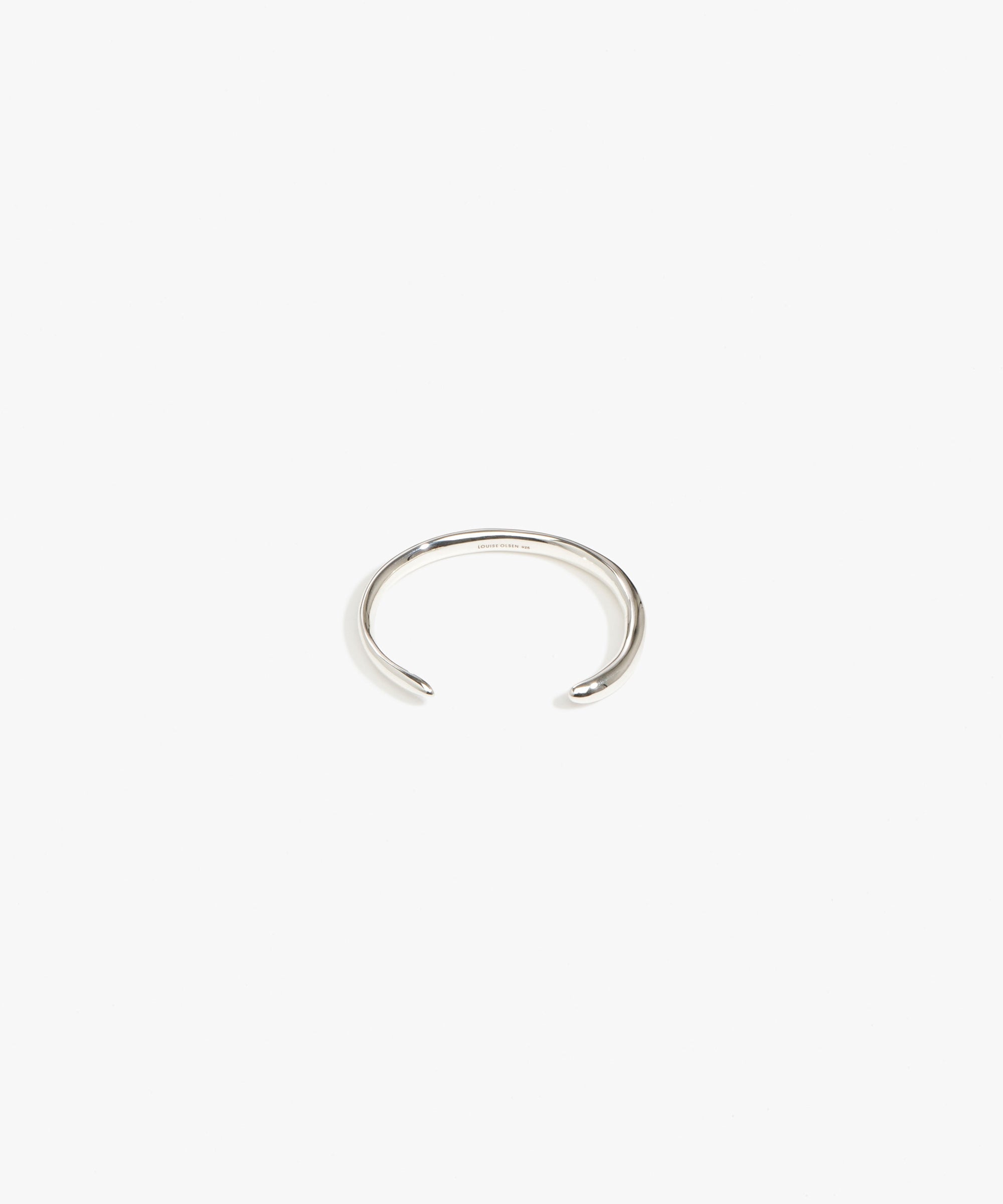 LO Collections Liquid Cuff in 925 Sterling Silver Material resin with Regular Fit..