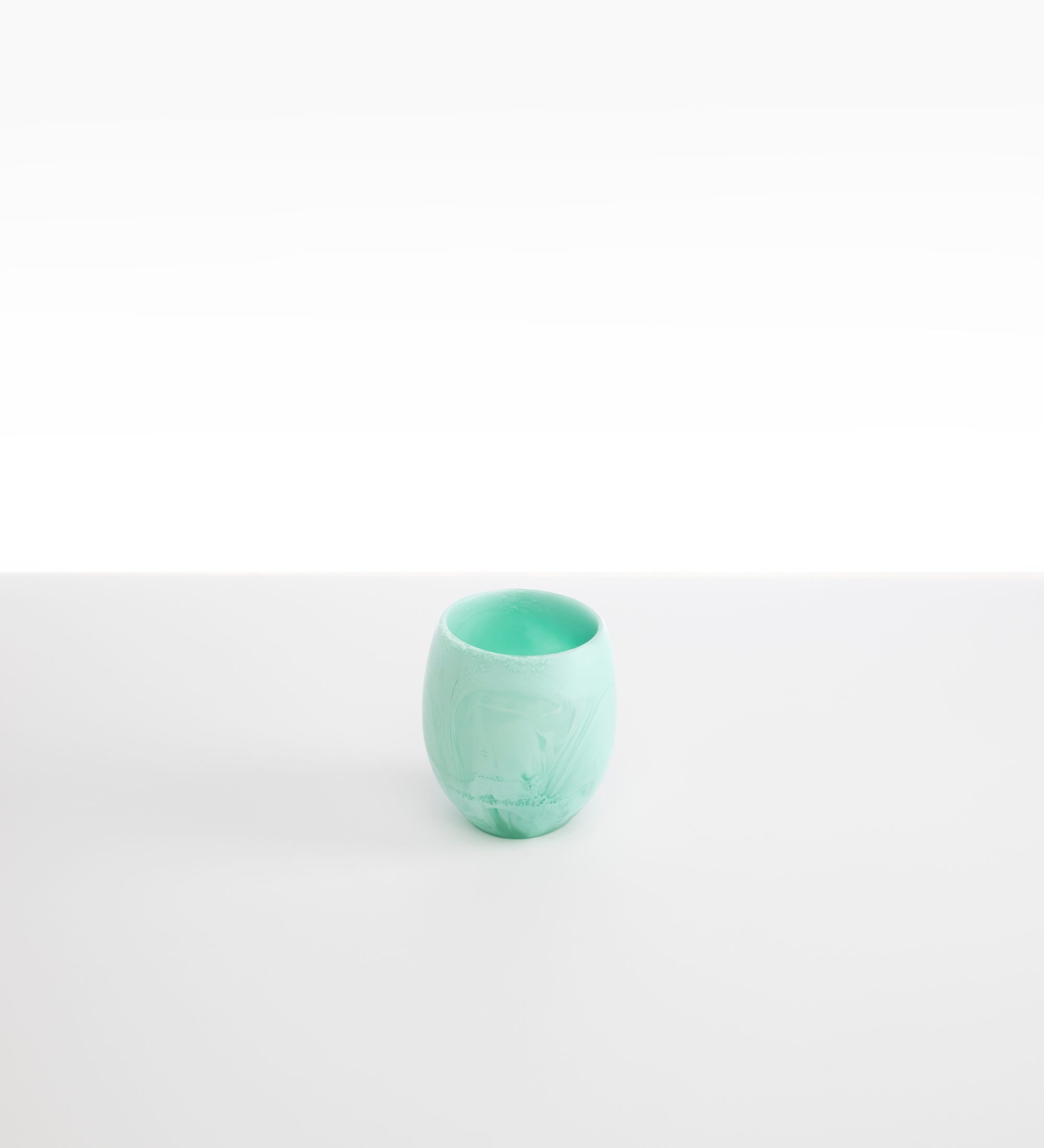 Dinosaur Designs Large Rock Cup Tumblers in Mint Colour resin