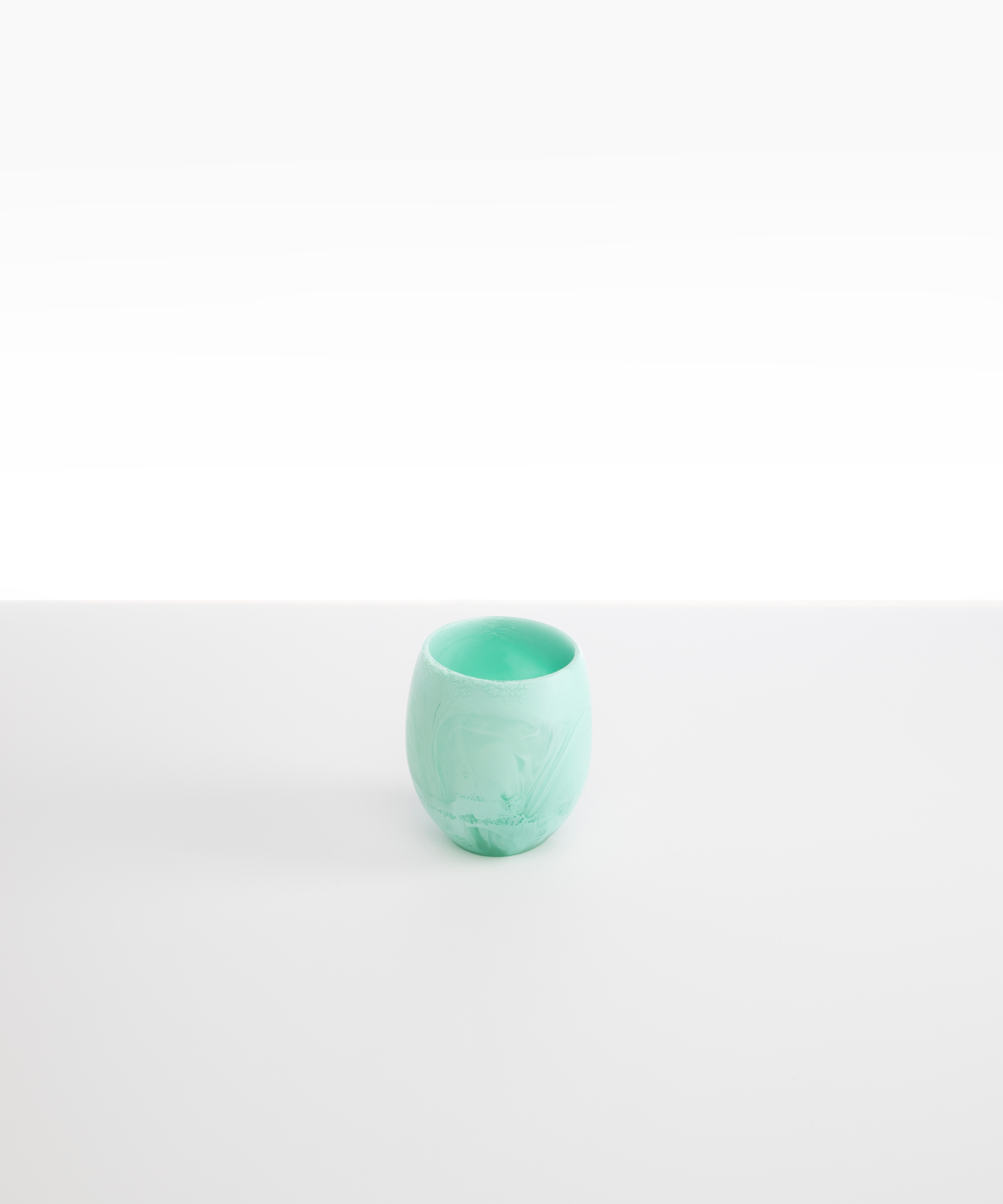 Dinosaur Designs Large Rock Cup Tumblers in Mint Colour resin