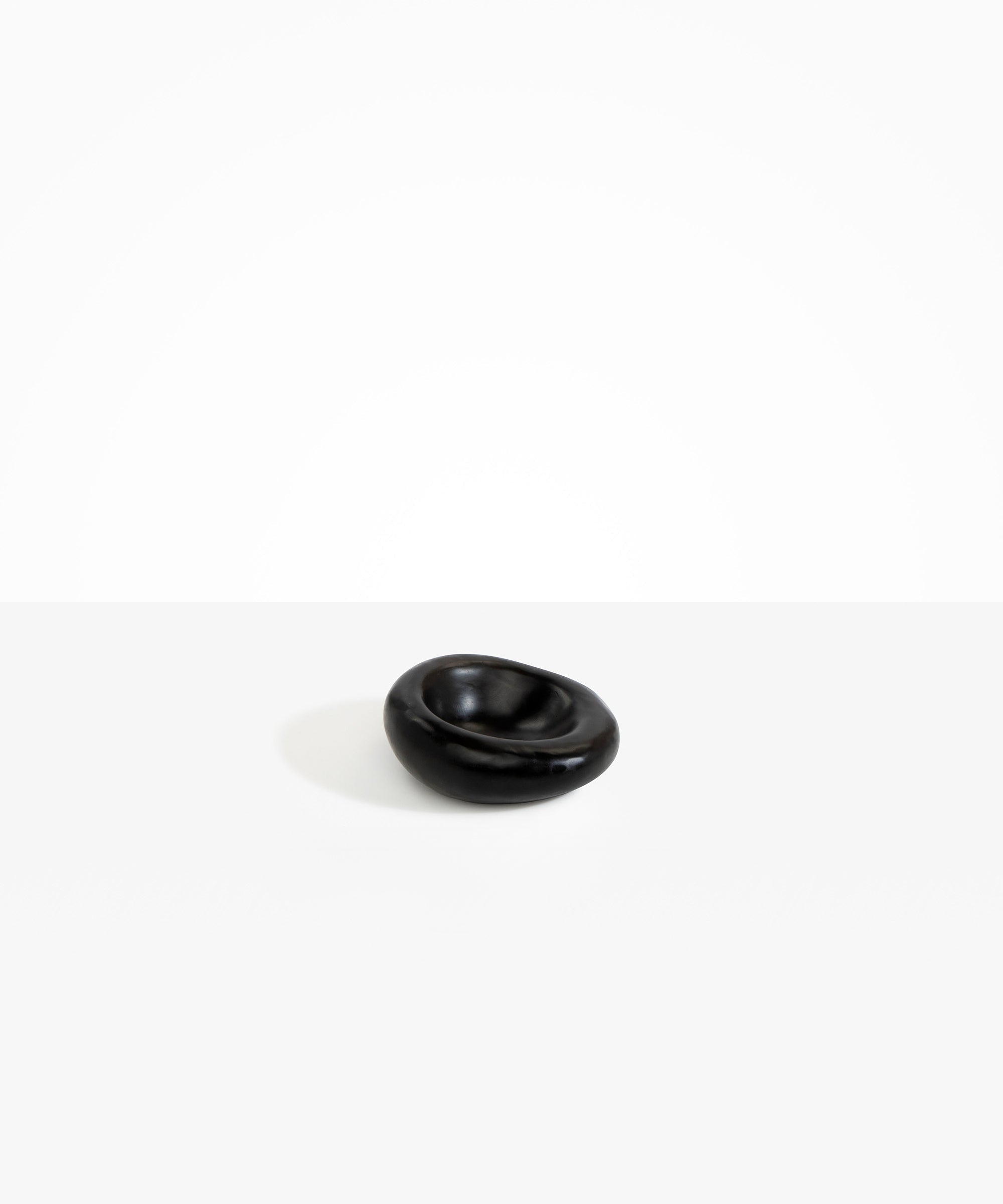 Dinosaur Designs Medium Drift Dish Tableware in Black Colour resin
