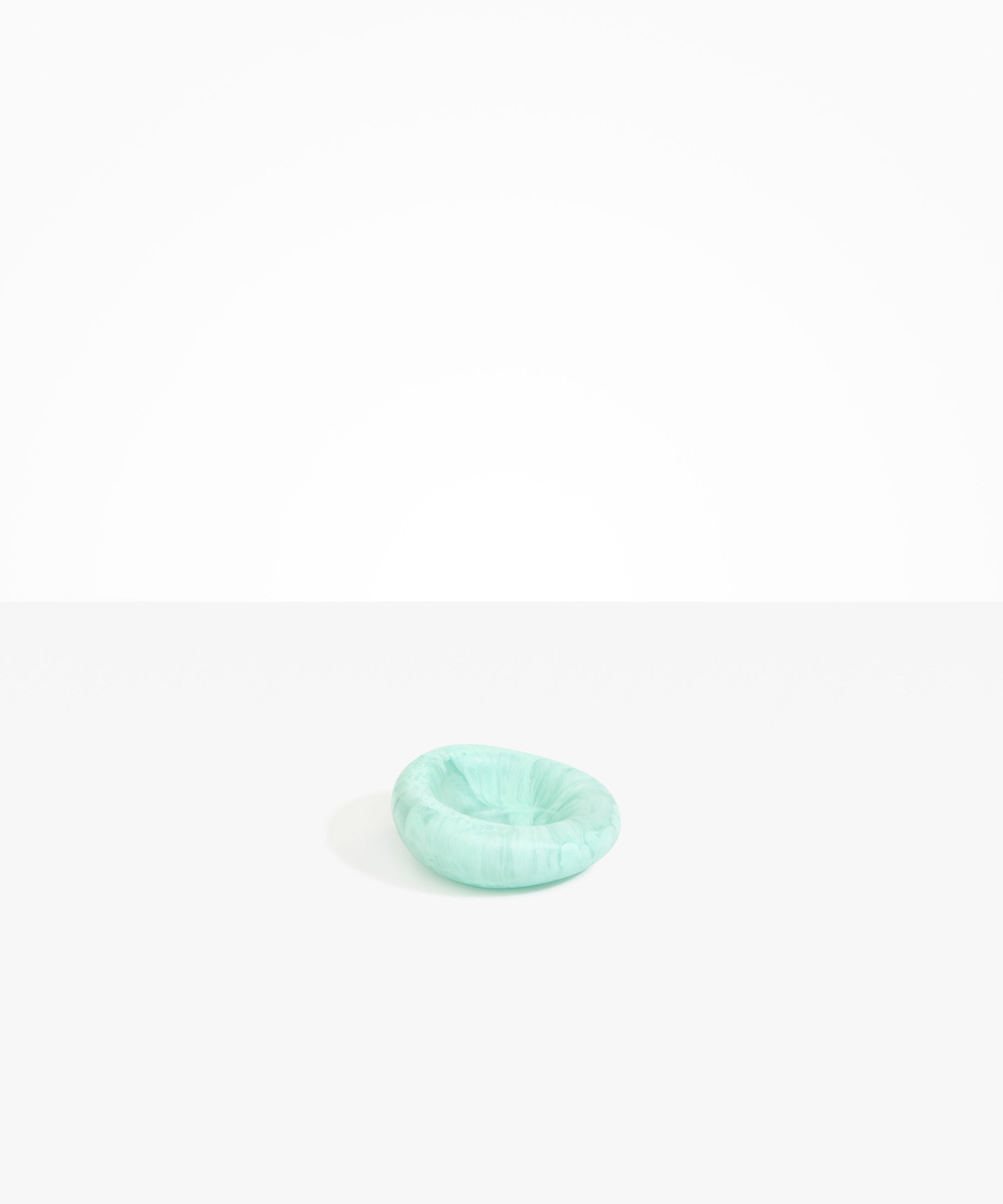 Dinosaur Designs Medium Drift Dish Tableware in Mint Colour resin