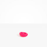 Dinosaur Designs Medium Drift Dish in Blossom— handcrafted marbled pink and cream resin chunky trinket dish with organic form...