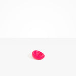Dinosaur Designs Medium Drift Dish in Cranberry— handcrafted marbled red resin chunky trinket dish with organic form...