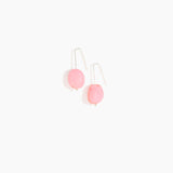 Dinosaur Designs Earth Wire Earrings in Parakeet Colour resin with 925 Sterling Silver Material.