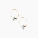 Joie De Vivre Hoop Earrings