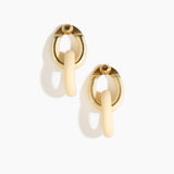 Large Rock Chain Earrings