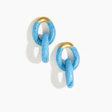 Large Rock Chain Earrings