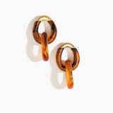 Large Rock Chain Earrings