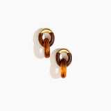 Small Rock Chain Earrings