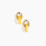Small Rock Chain Earrings