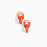 Small Rock Chain Earrings