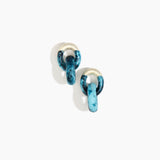 Small Rock Chain Earrings