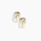 Small Rock Chain Earrings