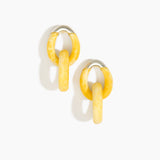 Large Rock Chain Earrings