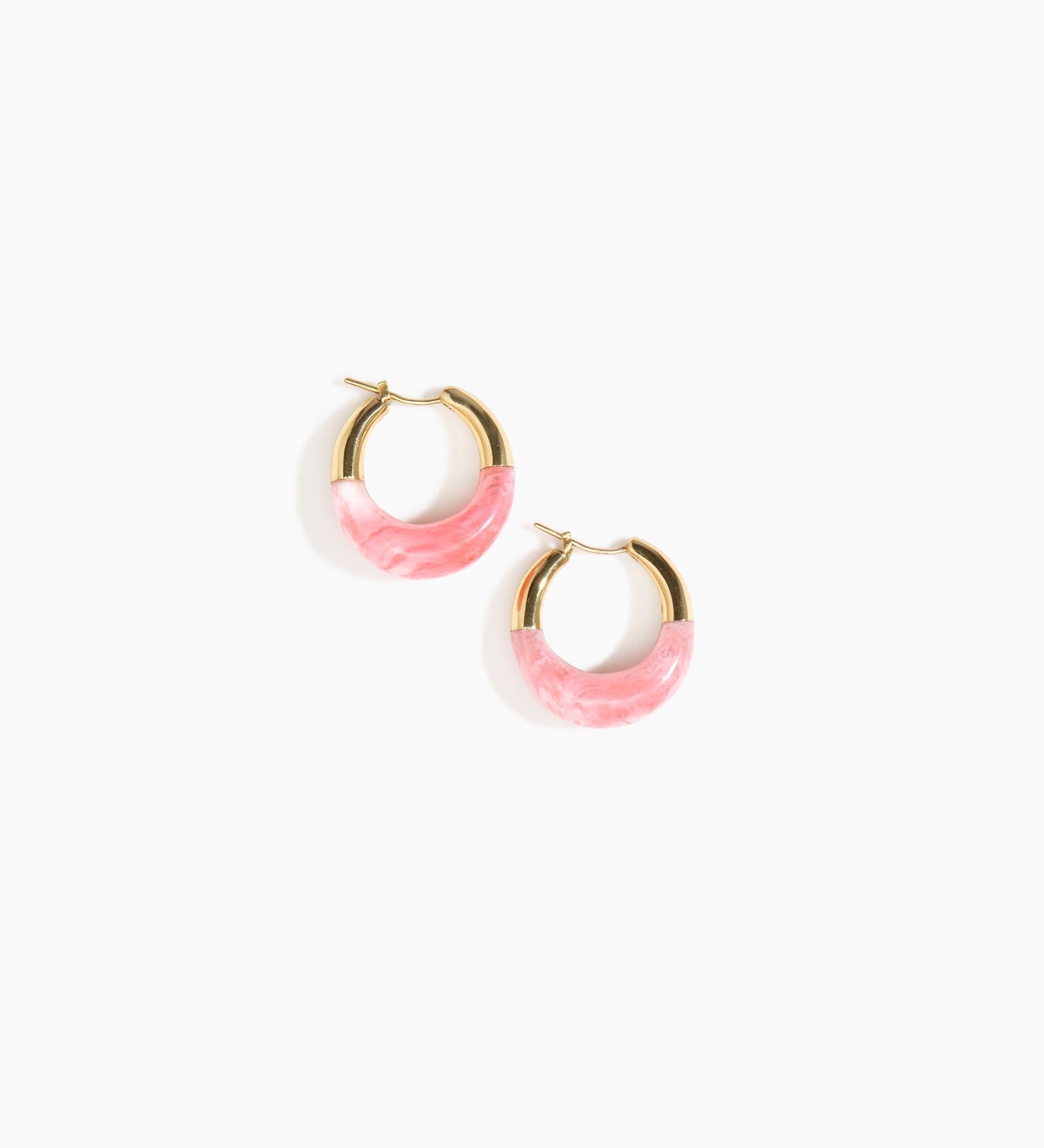 Small Horn Hoop Earrings