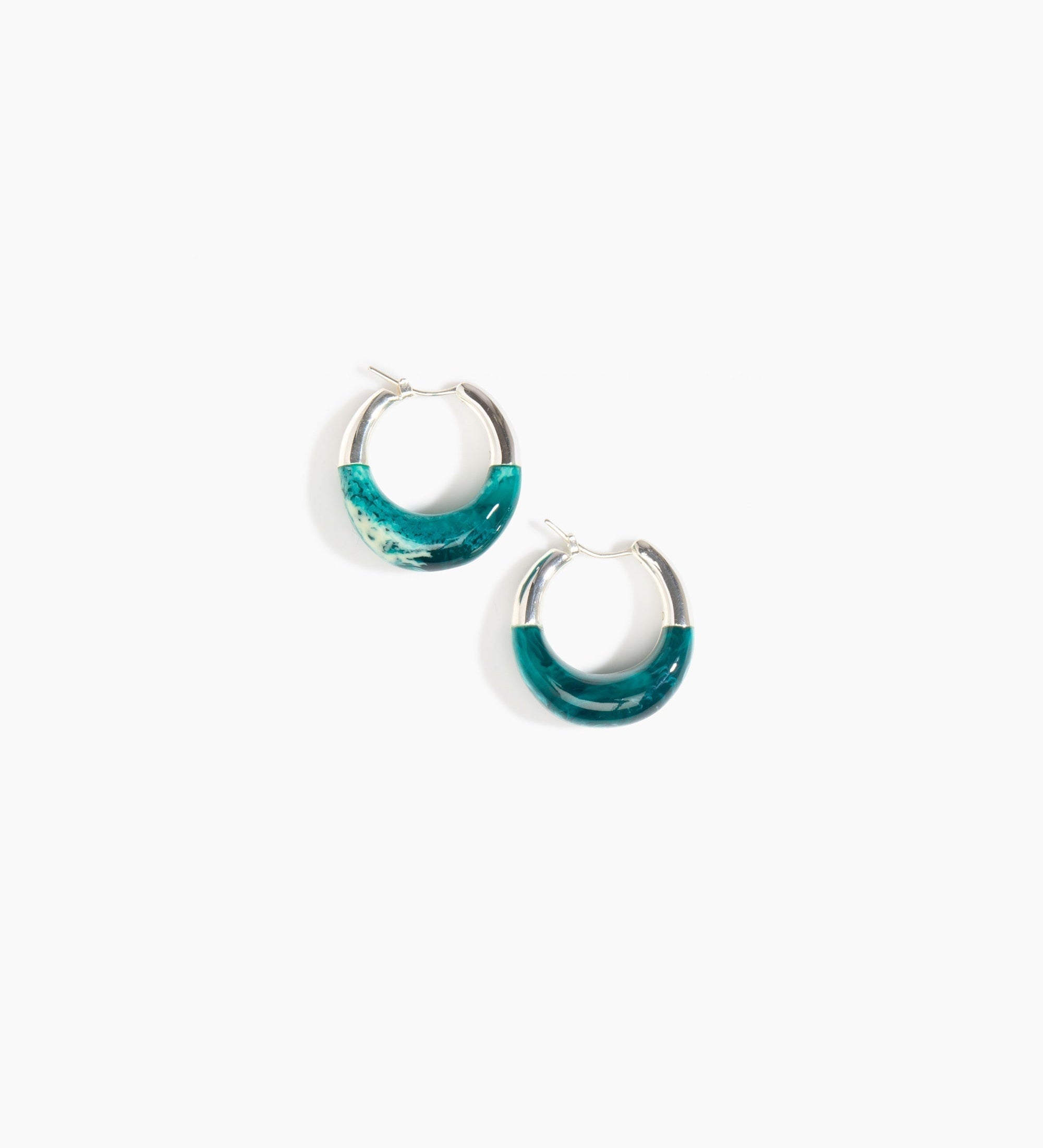 Small Horn Hoop Earrings