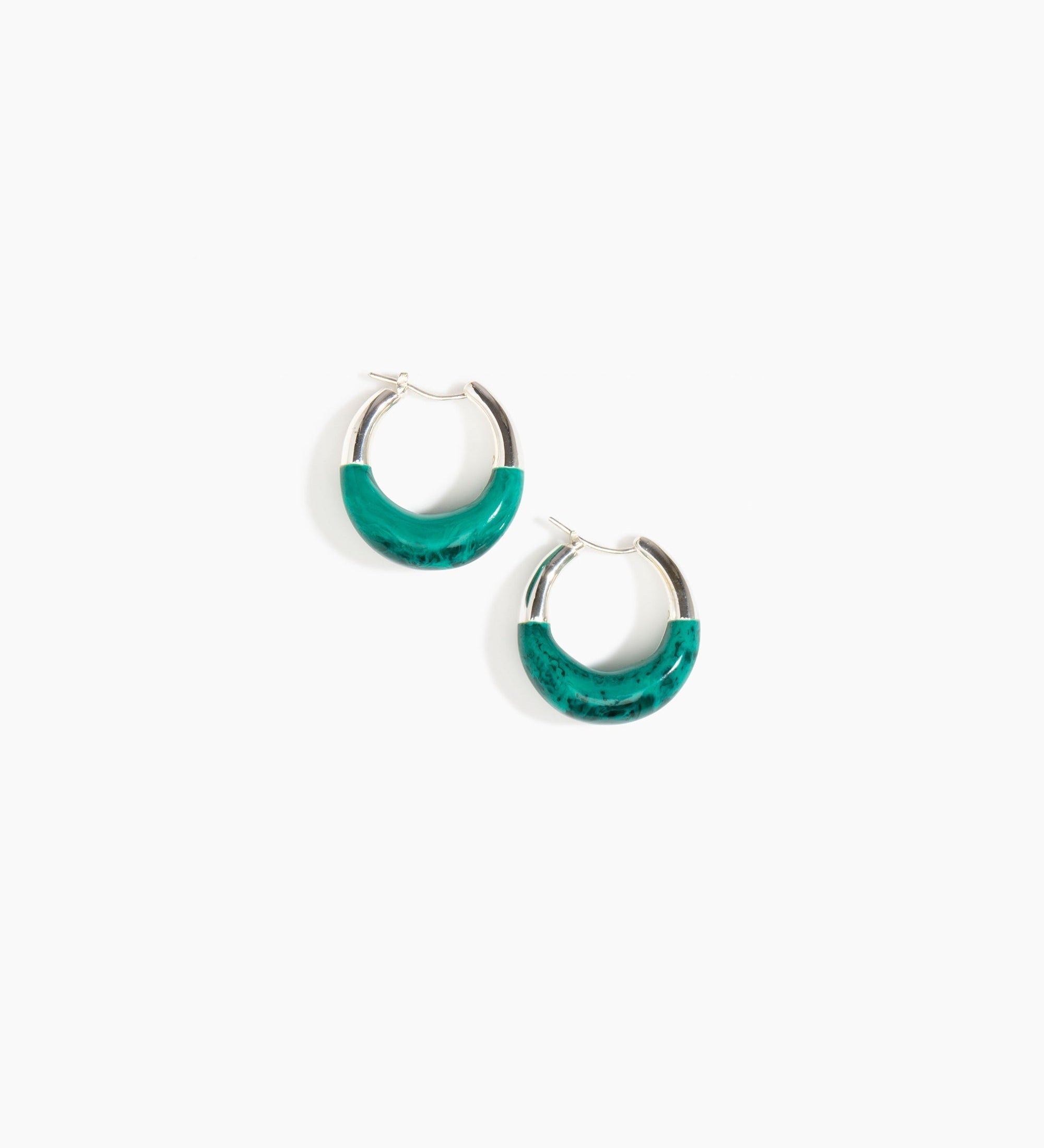 Small Horn Hoop Earrings