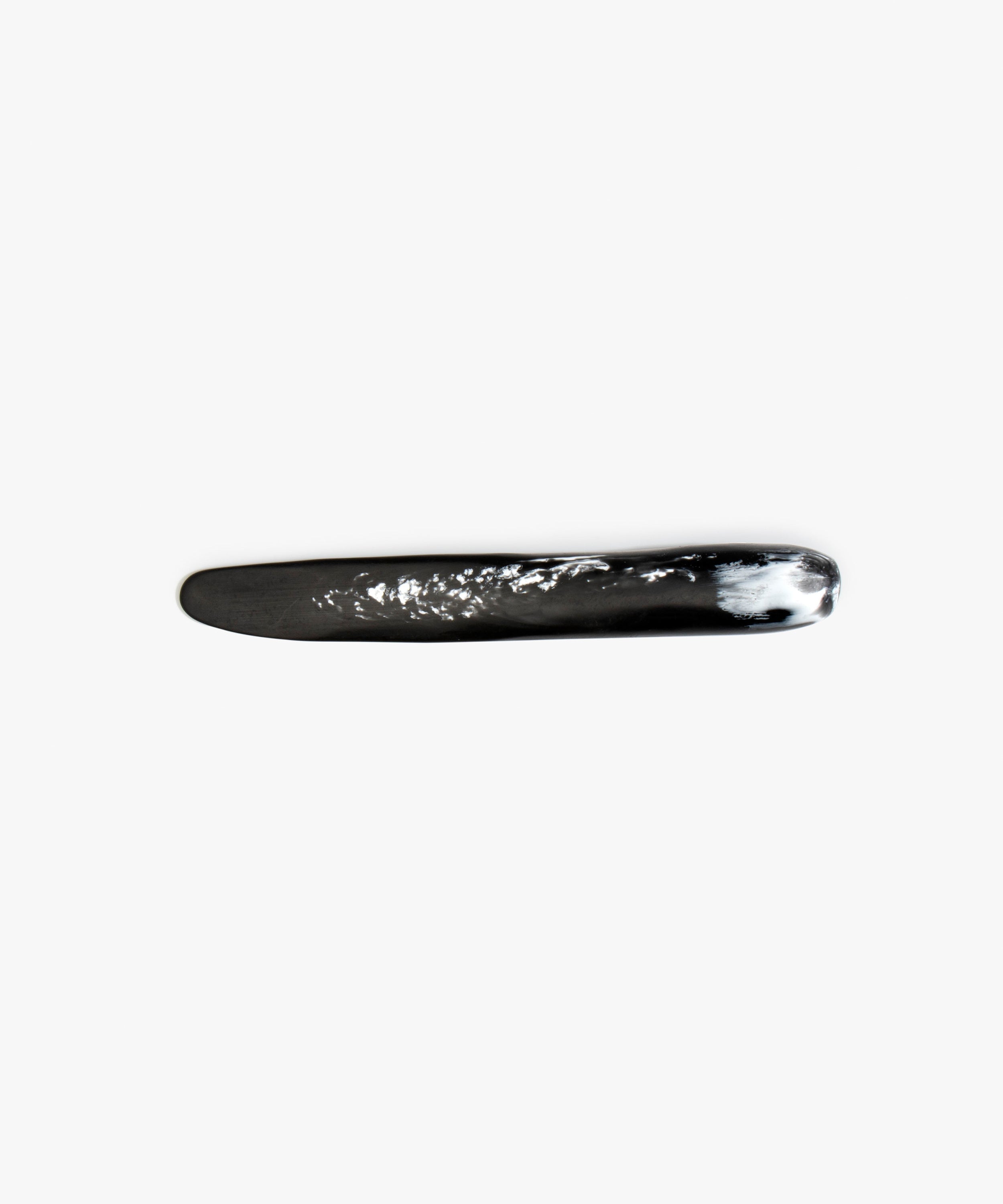 Dinosaur Designs Stone Cheese Knife in Black Marble Colour resin...