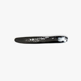 Dinosaur Designs Stone Cheese Knife in Black Marble Colour resin.