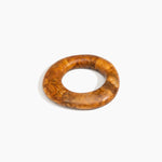Dinosaur Designs Medium Drift Bangle in Dark Horn Colour resin with Wide Fit.