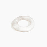 Dinosaur Designs Medium Drift Bangle in Snow Swirl Colour resin with Wide Fit