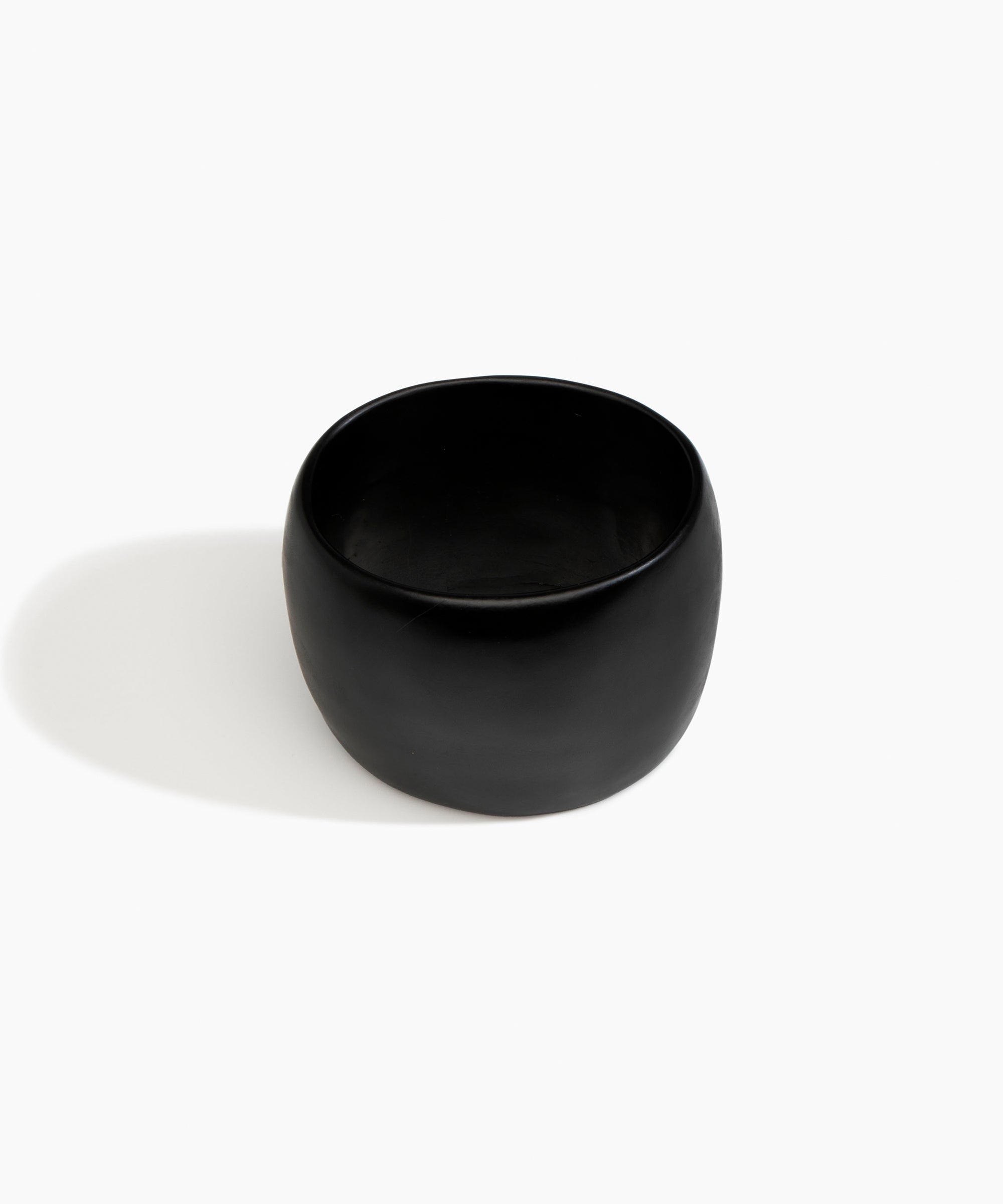 Dinosaur Designs Extra Large Organic Oval Bangle in Black color resin with Wide Fit