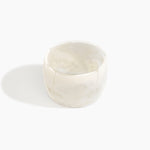 Dinosaur Designs Extra Large Organic Oval Bangle in Chalk Swirl color resin with Wide Fit