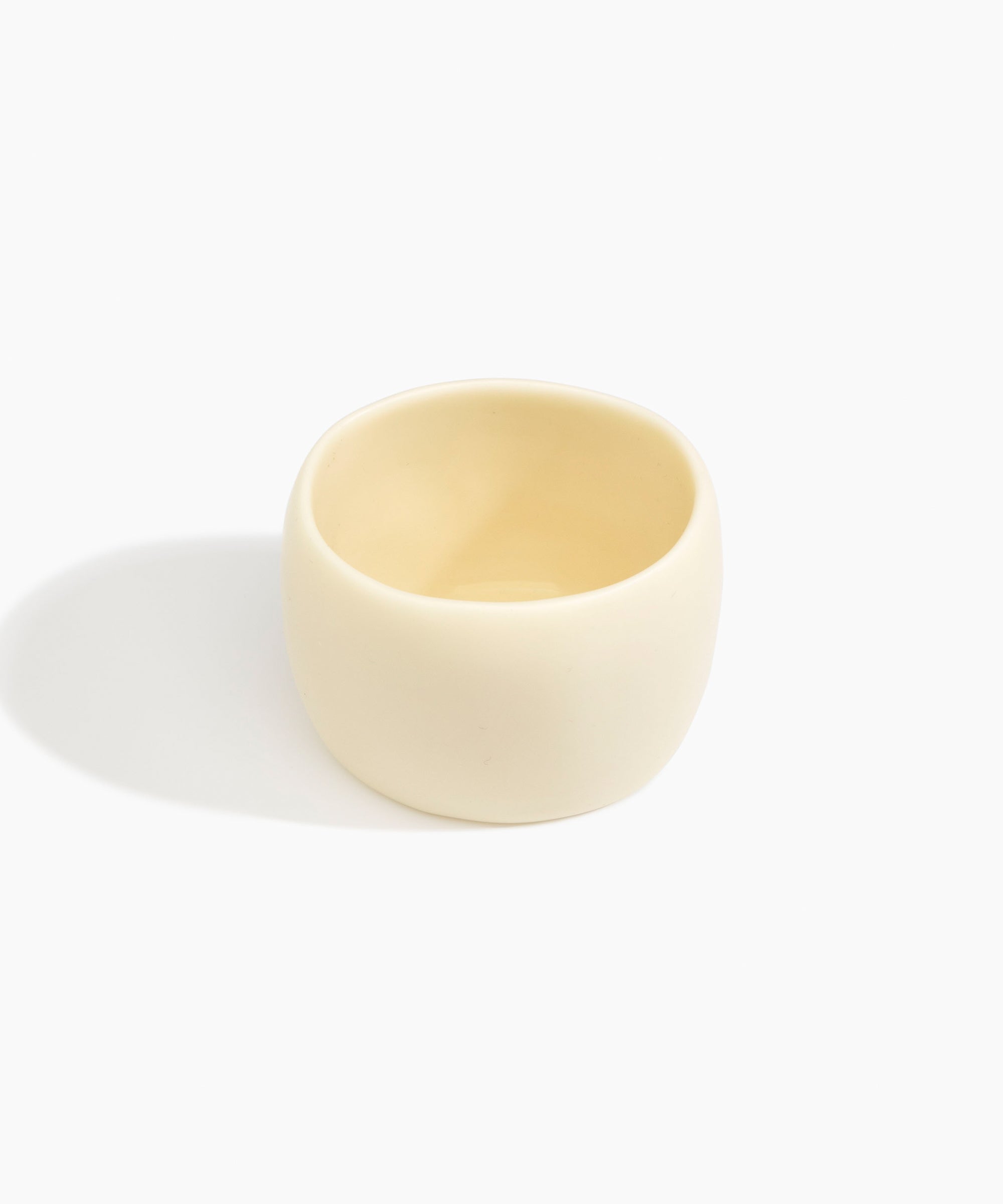 Dinosaur Designs Extra Large Organic Oval Bangle in Cream color resin with Wide Fit