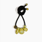 Dinosaur Designs Boulder Rock Necklace in Malachite color resin
