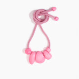 Dinosaur Designs Boulder Rock Necklace in Parakeet color resin