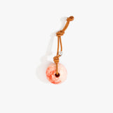 Round Watercolor Bag Charm