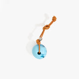 Round Watercolor Bag Charm