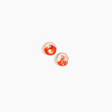 Dinosaur Designs Small Splash Beads in Strawberry Colour resin.