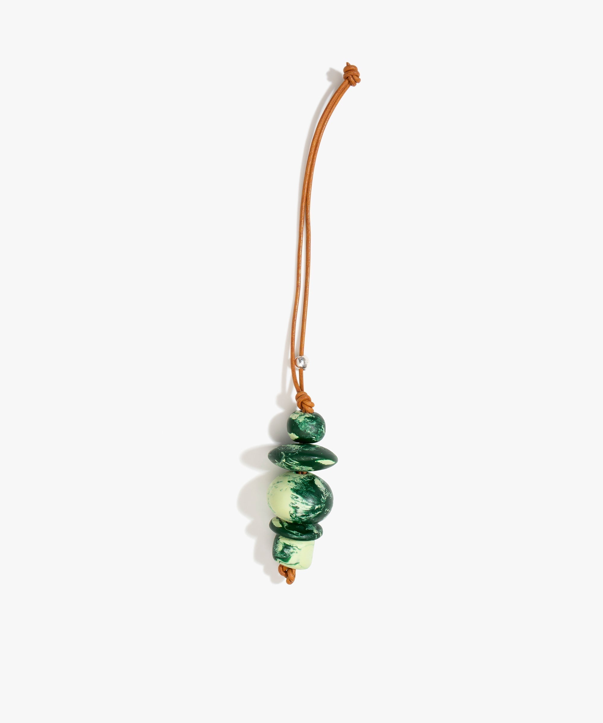 Dinosaur Designs Splash Decoration in Grass Colour resin with 925 Sterling Silver Material.