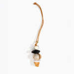 Dinosaur Designs Splash Decoration in Chestnut Colour resin with Brass Material..
