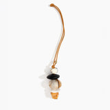 Dinosaur Designs Splash Decoration in Chestnut Colour resin with Brass Material..