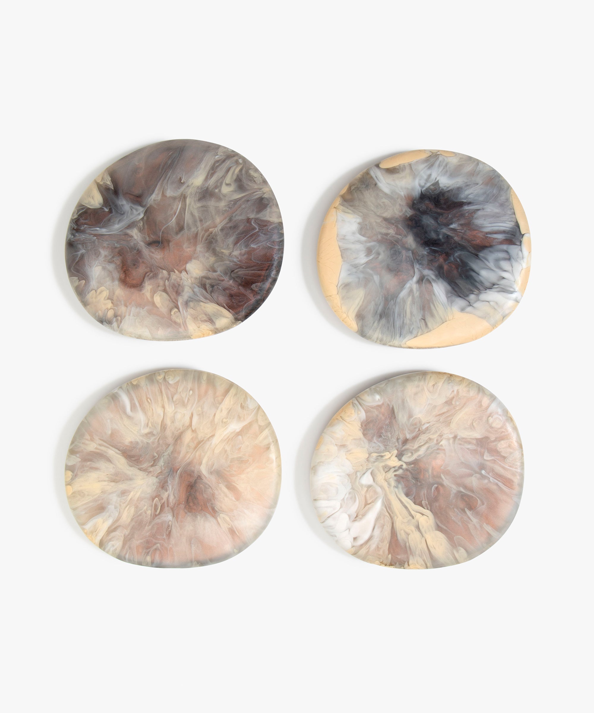 Dinosaur Designs MISTEMCST temple coaster SANDY PEARL 