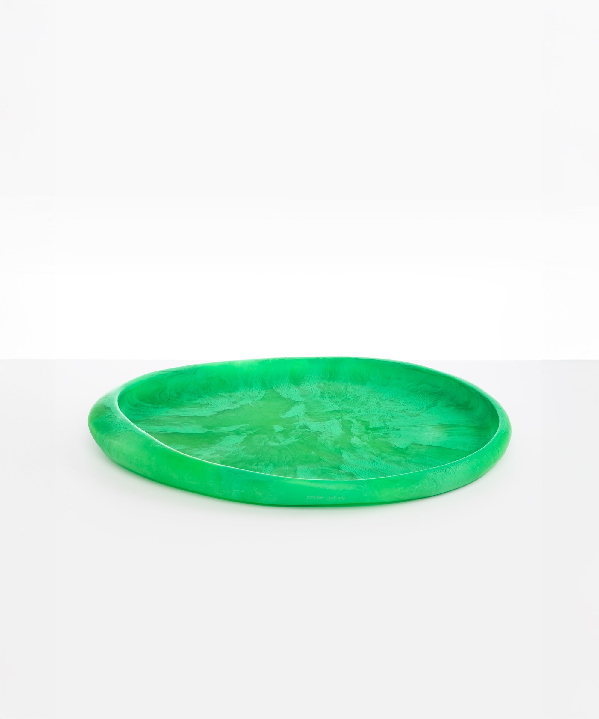 Dinosaur Designs Rock Tray in Leaf Colour resin.